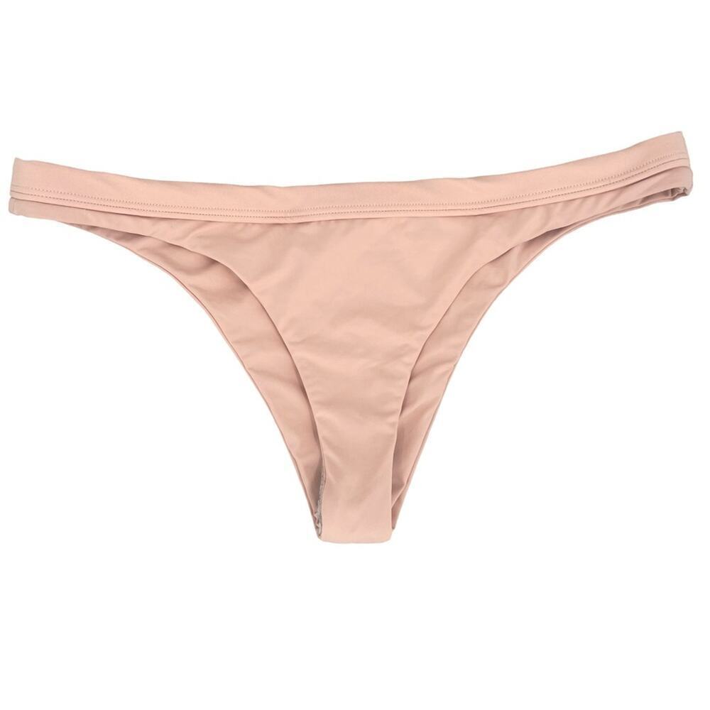 ✨ NWT Dippin' Daisy's pink blush cheeky swim bikini bottoms size large - Picture 2 of 5